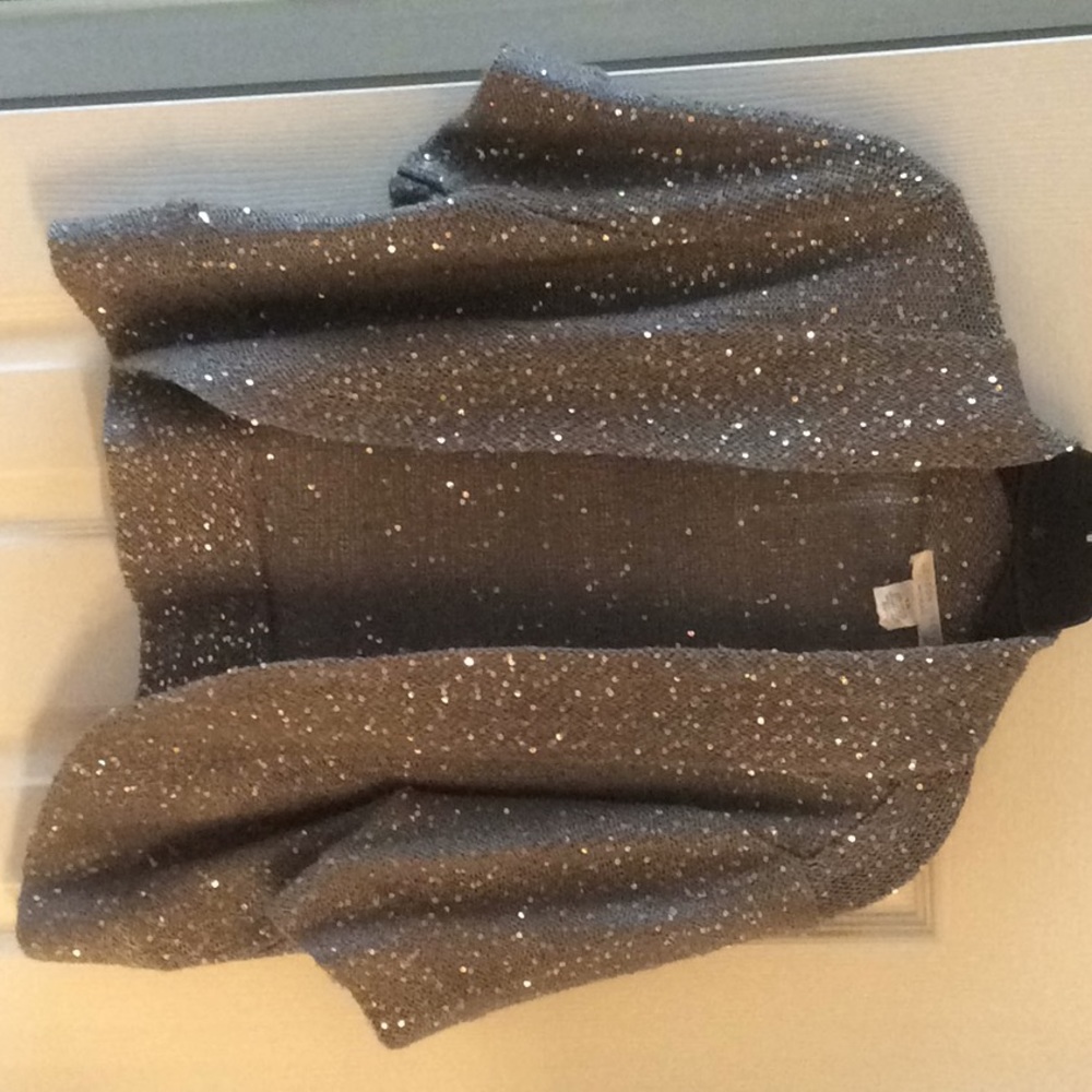 Ready to party! Silver sequin bolero - gorgeous!